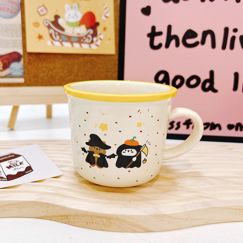 Casual Vacation Cartoon Ceramics Water Bottles 1 Piece