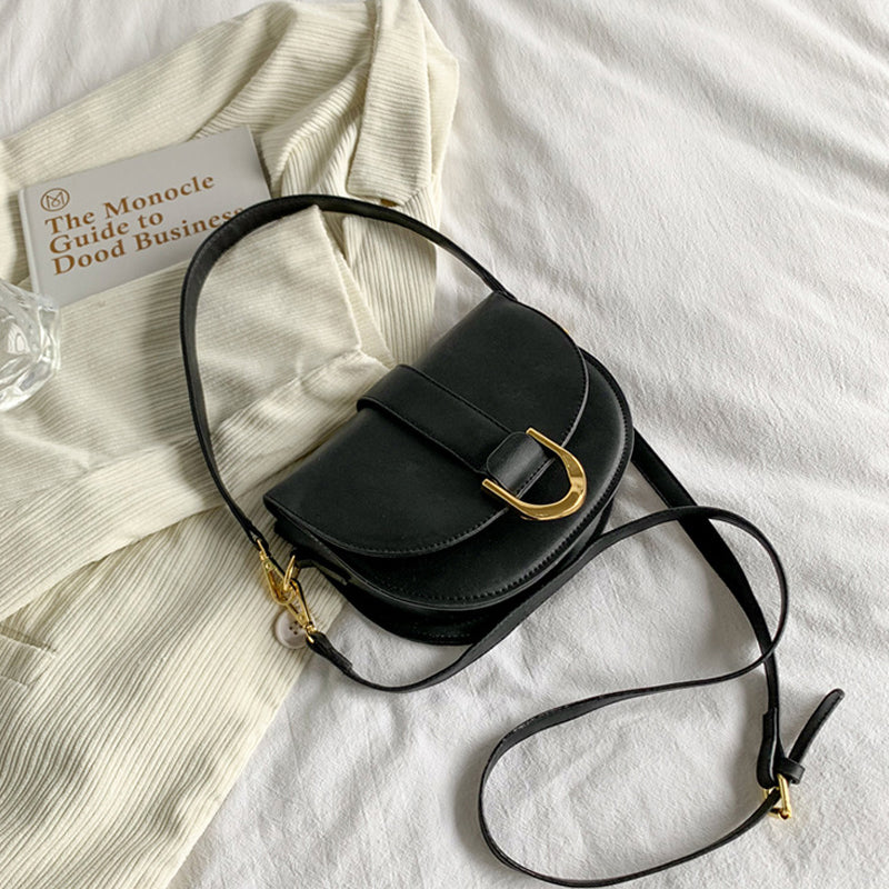 Style Fashion Saddle  Crossbody Bag
