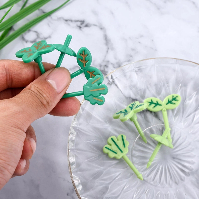New Cartoon Fruit Fork  Mini Fruit Sign Hot Children Fruit Fork