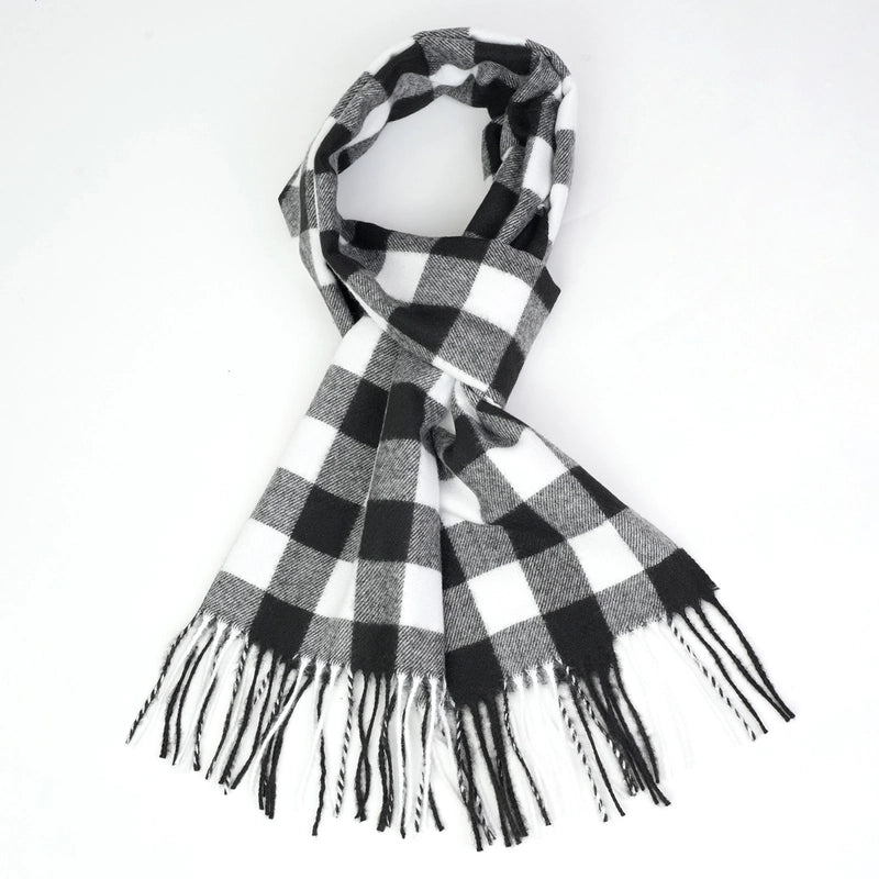 Autumn And Winter New British Style Men's Brushed Scarf Warm Scarf Soft Antistatic Brushed Neck