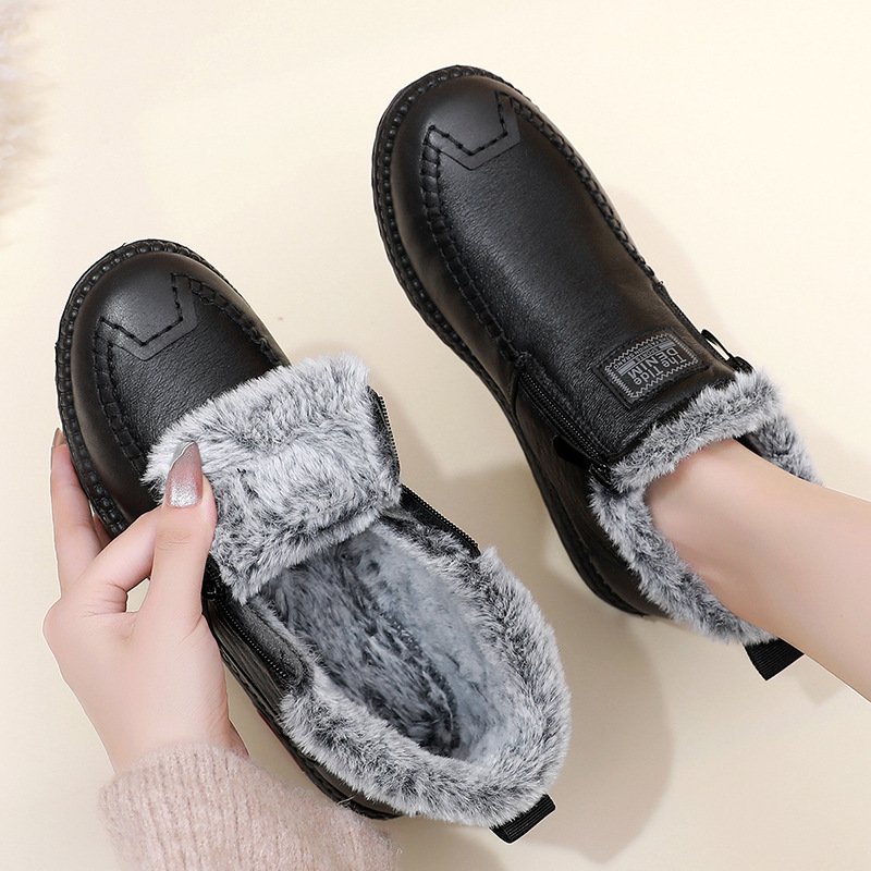 New fleece thickened warm snow boots