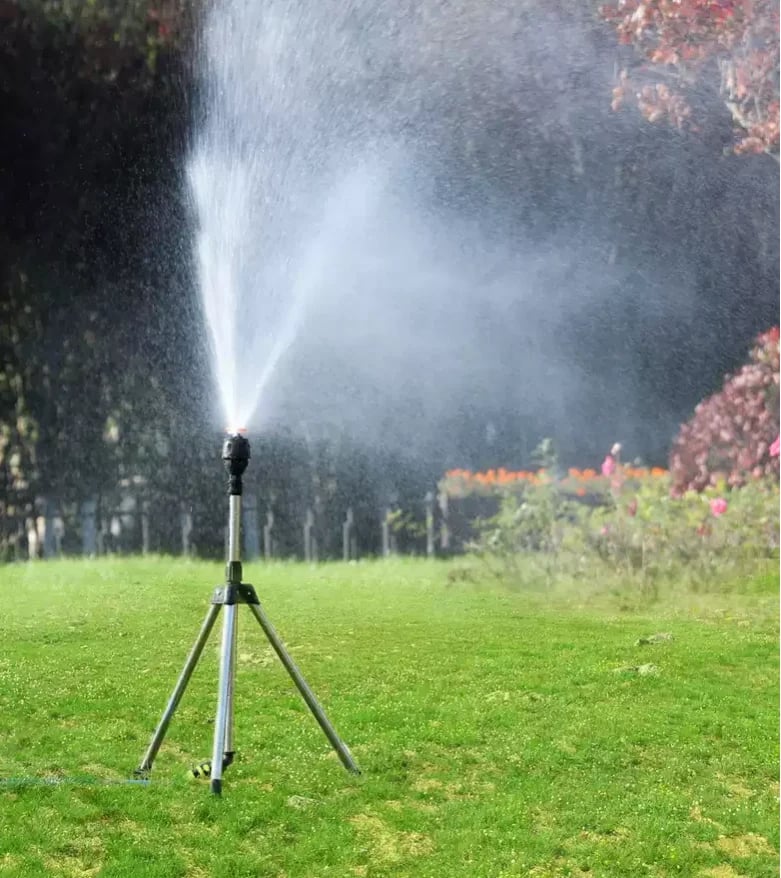 Stainless Steel Rotary Irrigation Tripod Telescopic Support Sprinkler