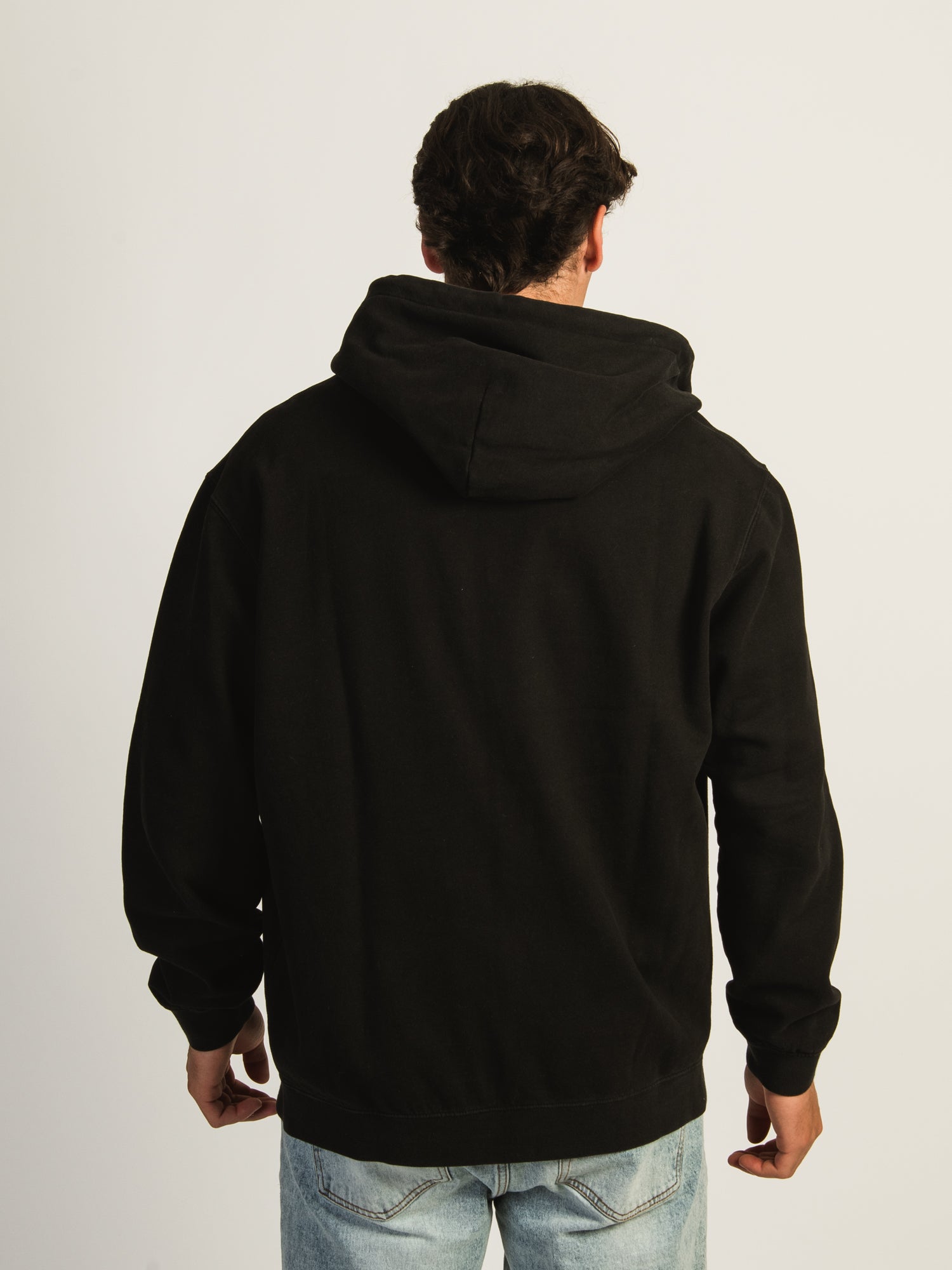 KOLBY PARKER VINTAGE WASH ZIP HOOD - BLACK