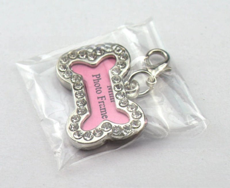 In Stock Pet ID Card Pet Jewelry Small Size Bone Diamond Pet Tag Halloween Easter Dog Tag