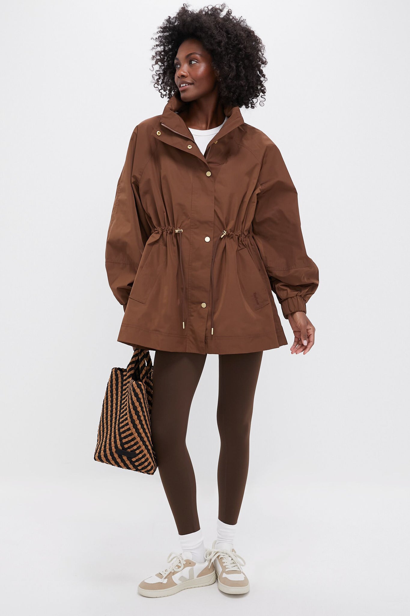 Brown Suri Showerproof Jacket