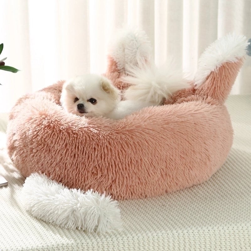 Minimalist Cloth Solid Color Pet Bed