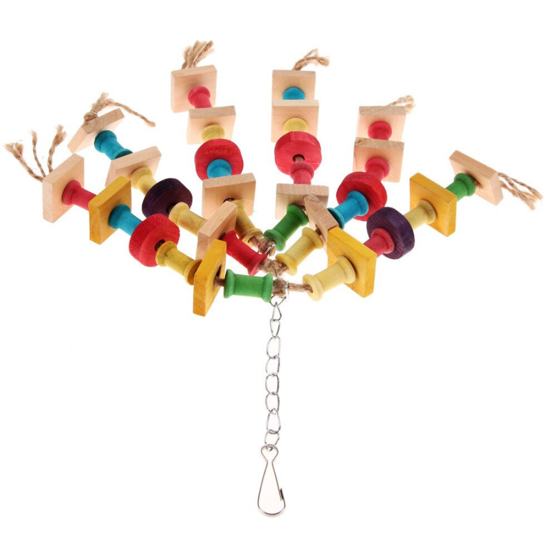 Bird Block Knot Chewing Toy