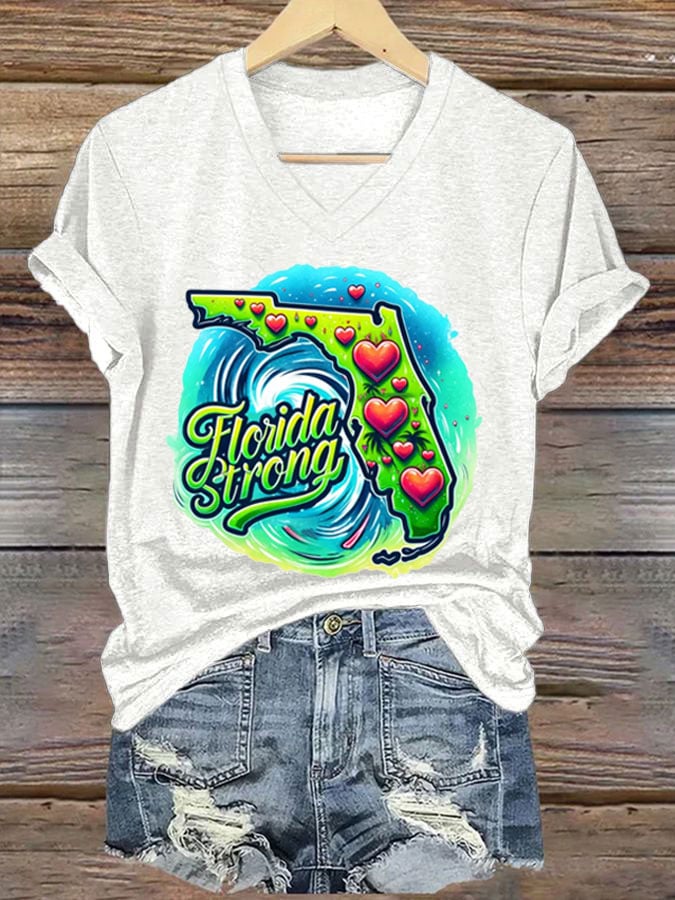 Women's Florida Strong Print T-Shirt