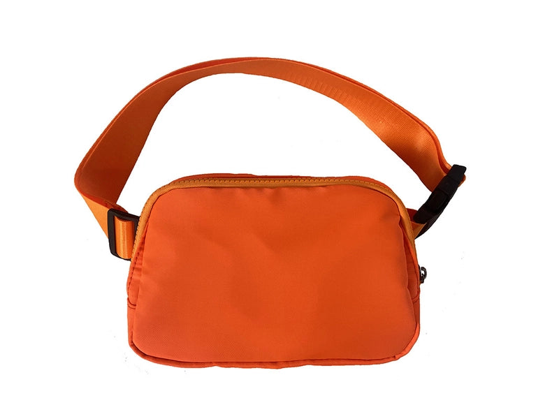 Men's Preppy Style Streetwear Solid Color Nylon Waist Bags