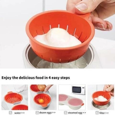 Edible Silicone Drain Egg Boiler