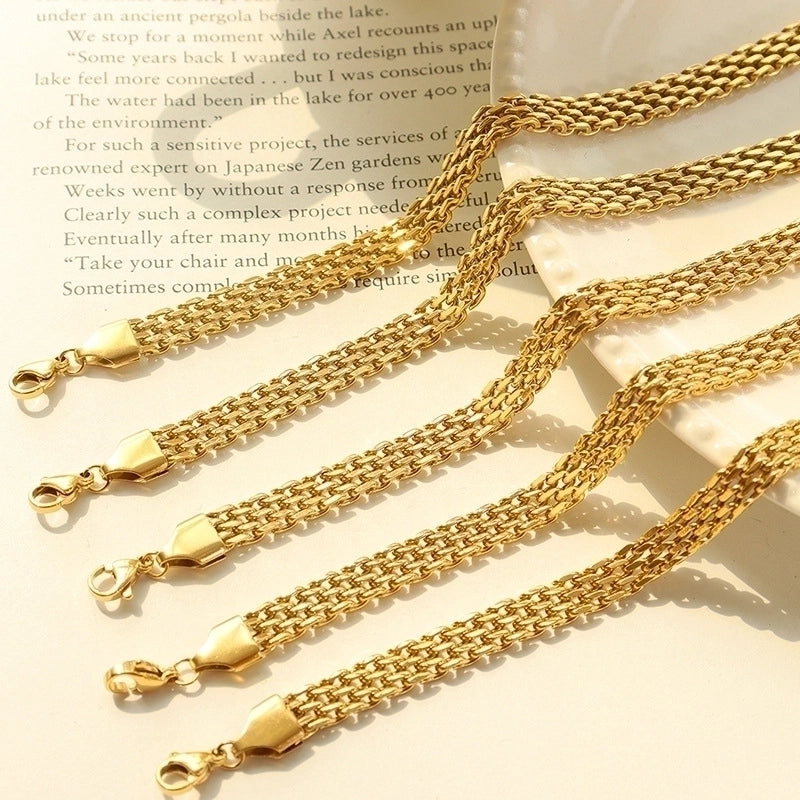 Geometric Titanium Steel Bracelets