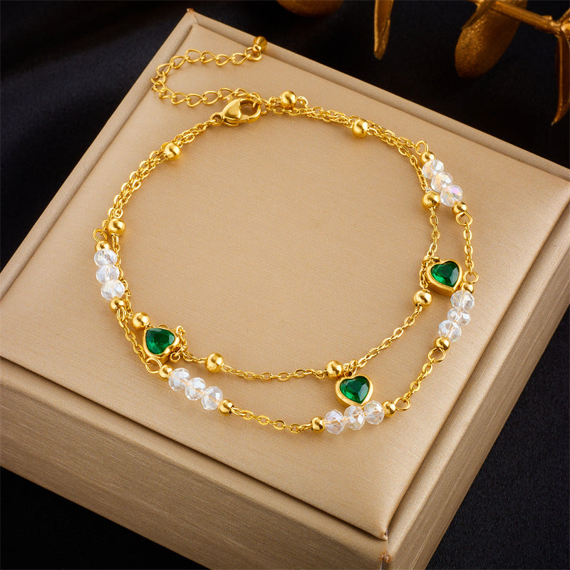 Fashion Women Titanium Steel Anklets