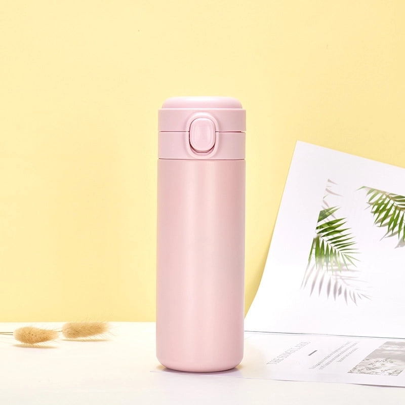 Casual Vacation Solid Color Stainless Steel Water Bottles 1 Piece