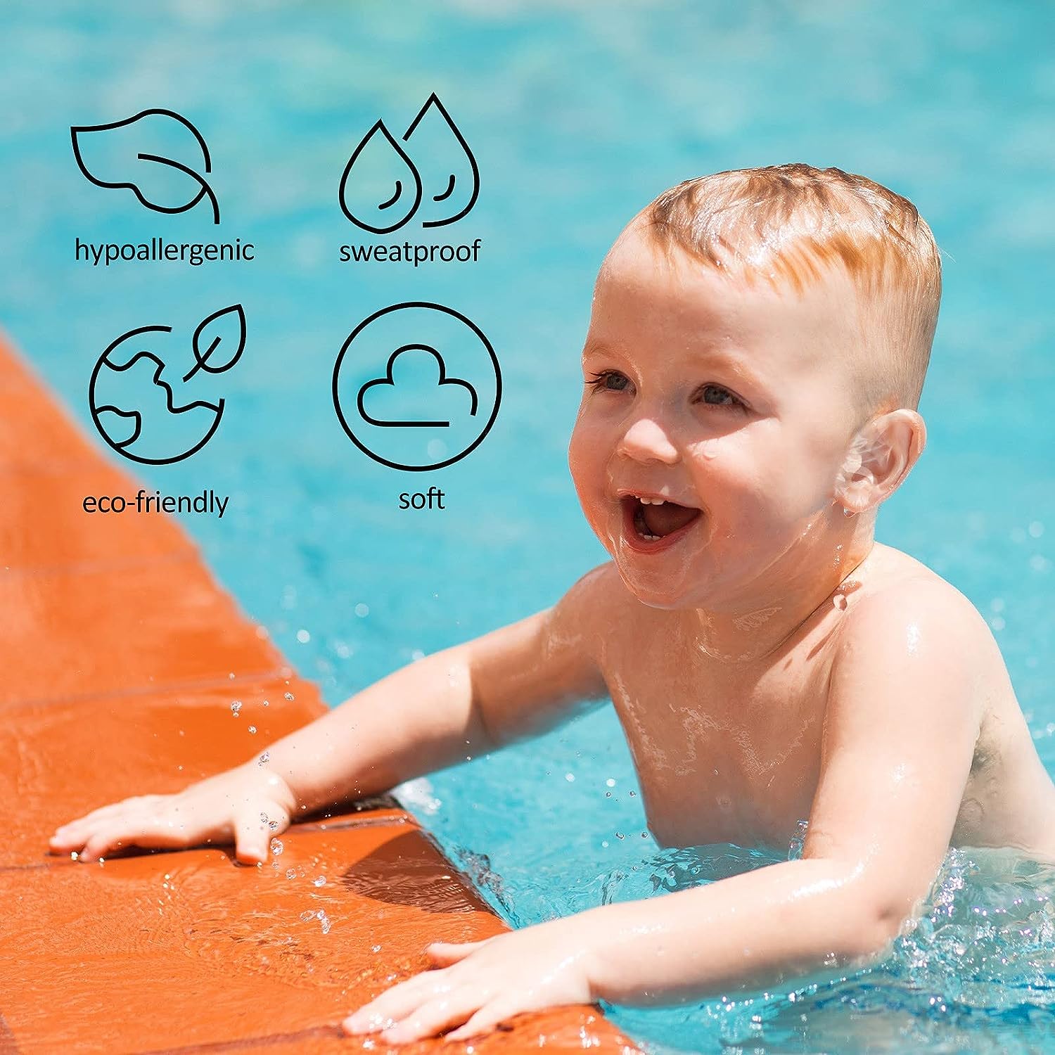 Baby Waterproof Ear Patch Stickers Ear Protector Swimming Bath Shampoo