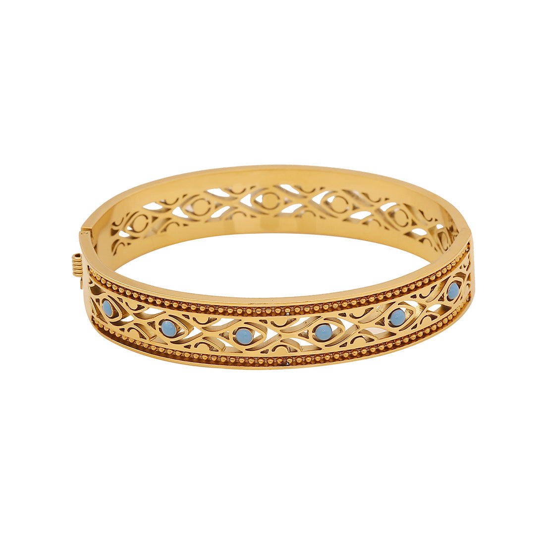 Vintage Retro Stainless Steel Electroplating Bangles