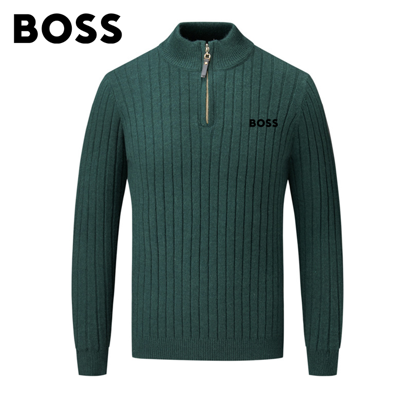 BOSS Men-s Turtleneck Thermal Sweater