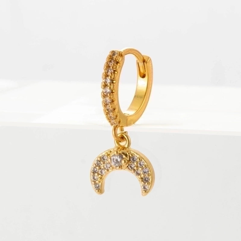 Ear Cartilage Rings & Studs Insect Copper Plating Artificial Gemstones
