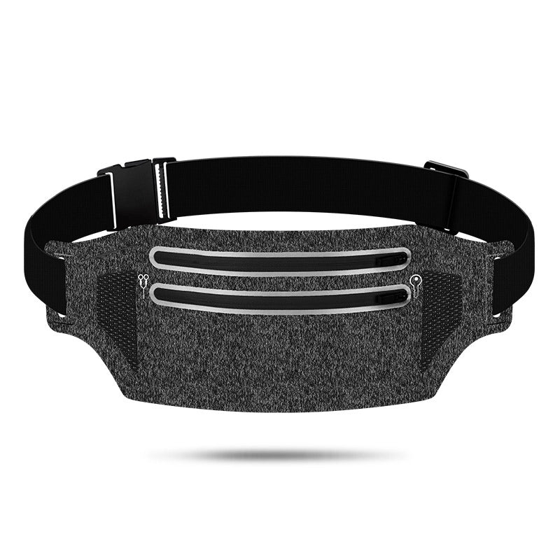 Unisex Sports Solid Color Lycra Waterproof Anti-theft Waist Bags