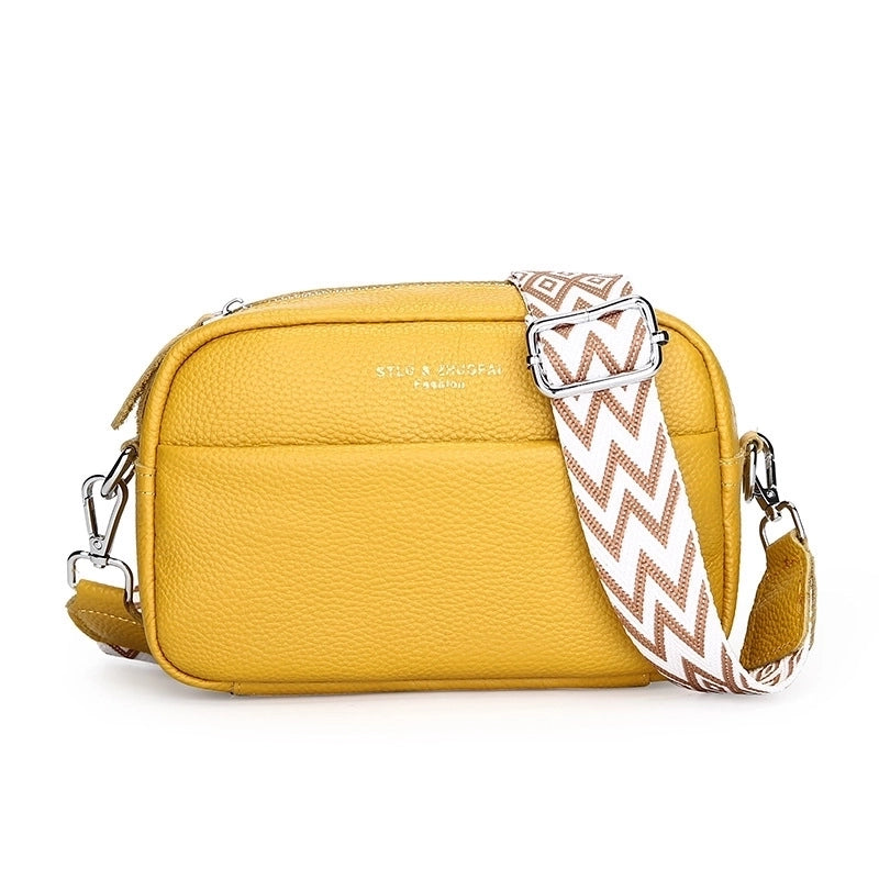 Women's Small All Seasons Leather Elegant Streetwear Square Bag