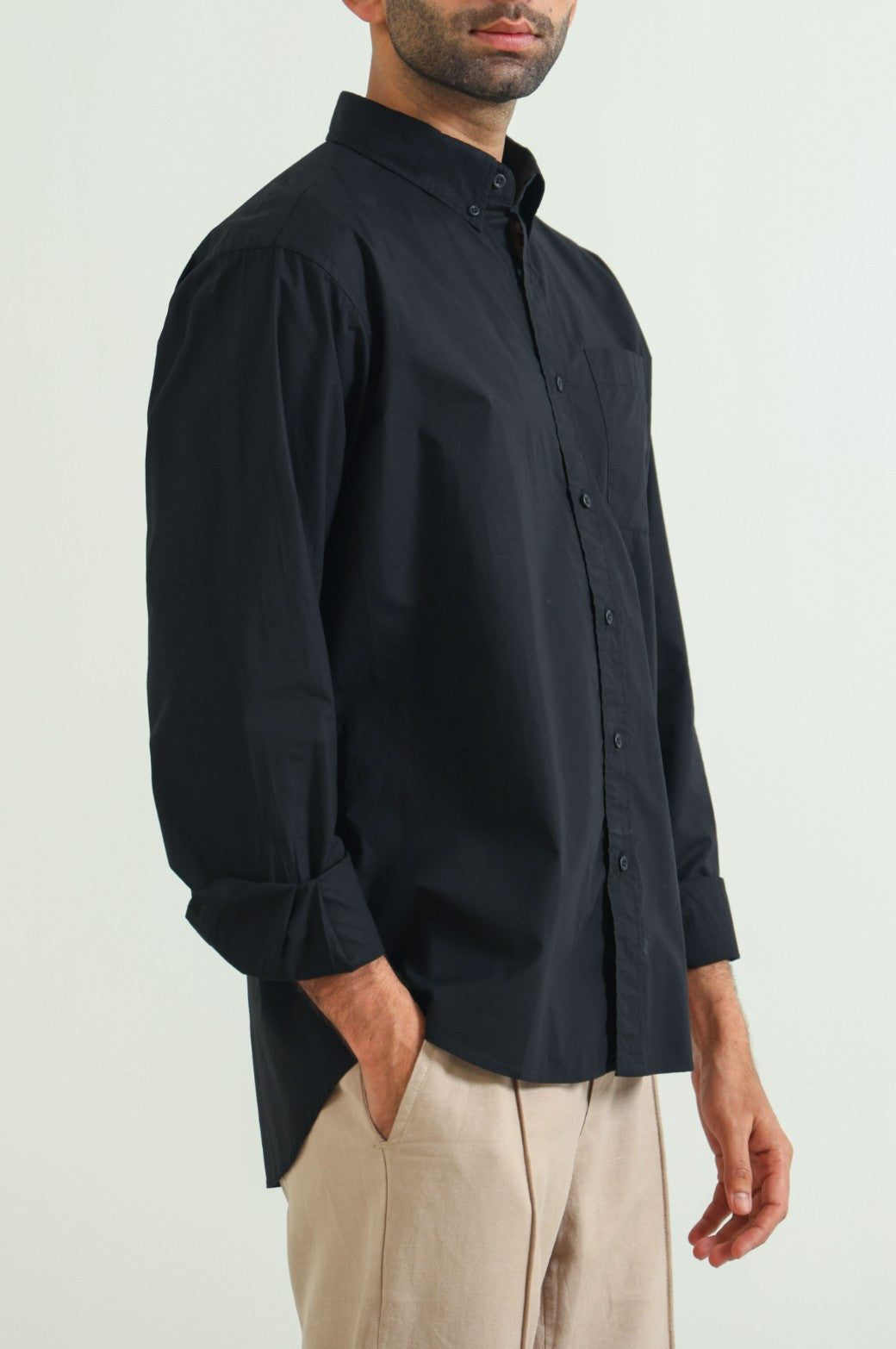 POPLIN POCKET SHIRT