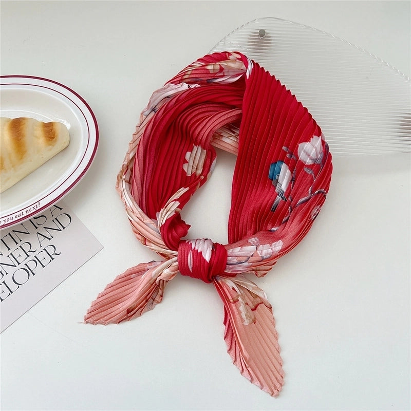 Women's Casual Minimalist Flower Polyester Printing Scarf