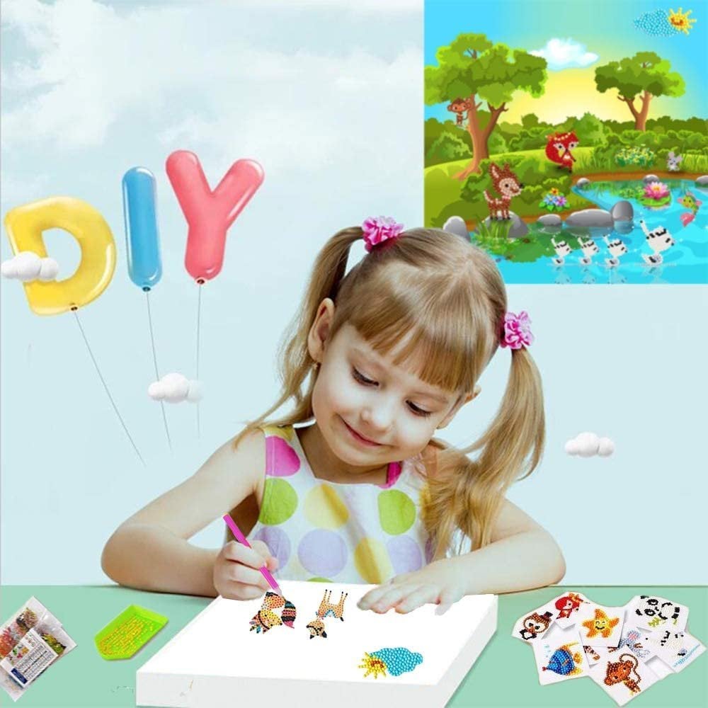 🔥Summer Hot Sale 48% OFF🔥DIY children's free stick cartoon diamond painting - Buy 3 Free Shipping