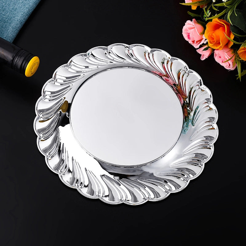 Casual Solid Color Metal Plate 1 Piece