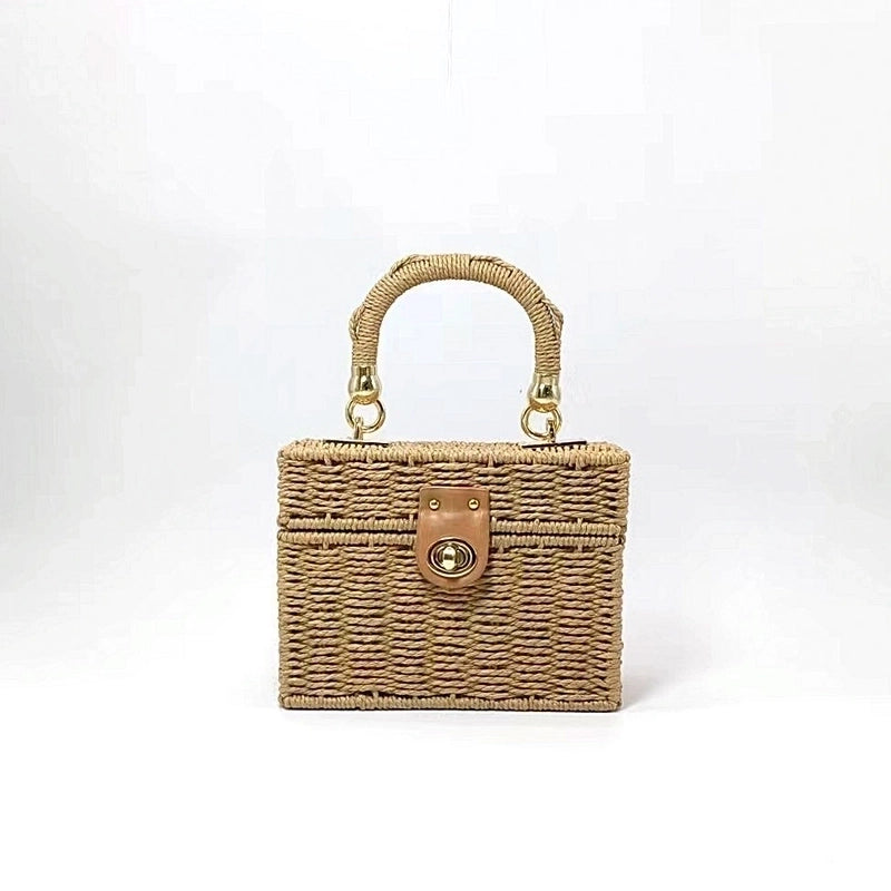 Women's Small Spring&summer Straw Vacation Handbag