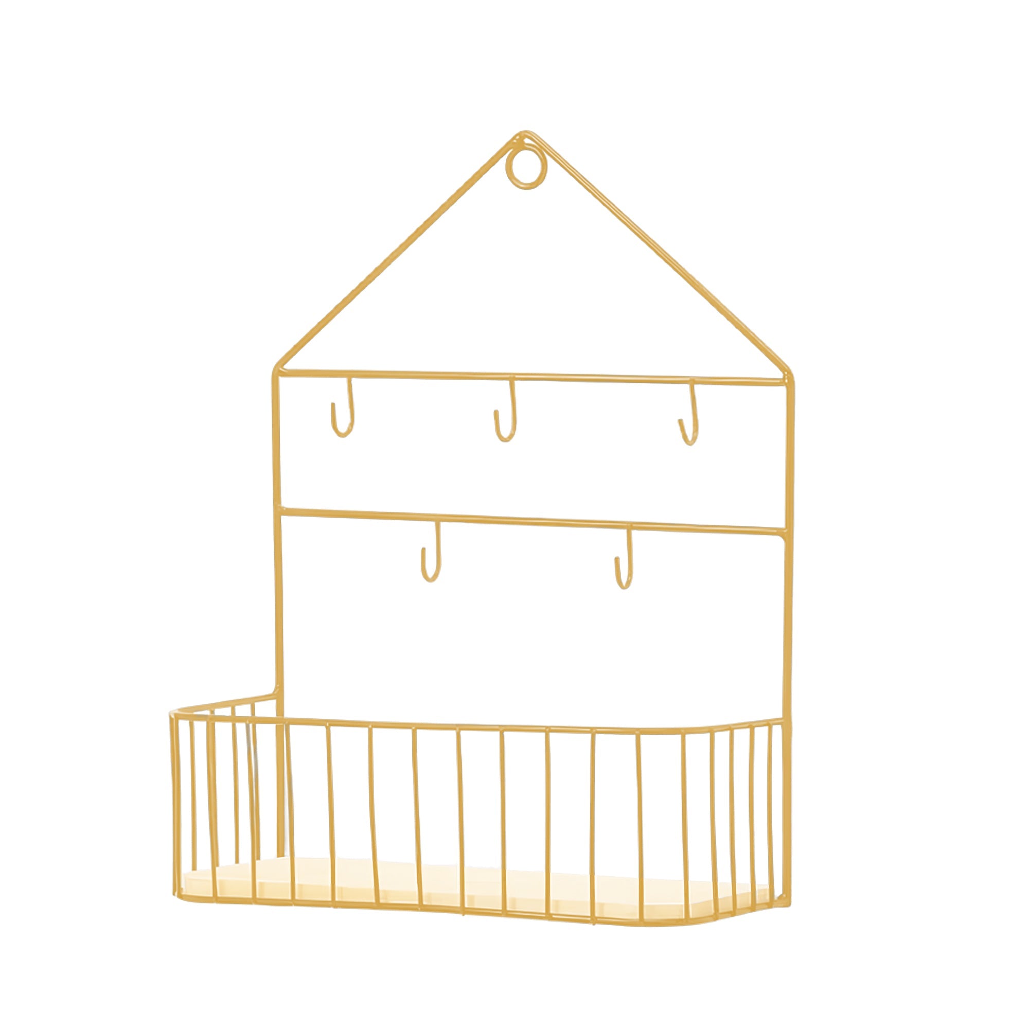 CREATIVE WALL-MOUNTED SHELF - HOOKS