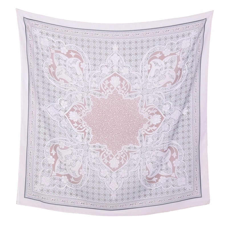 Women's Sweet Flower Polyester Kerchief