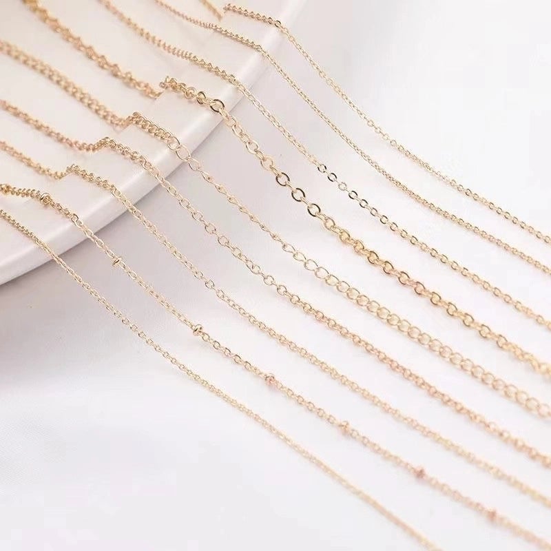 Fashion Geometric Titanium Steel Chain Necklace