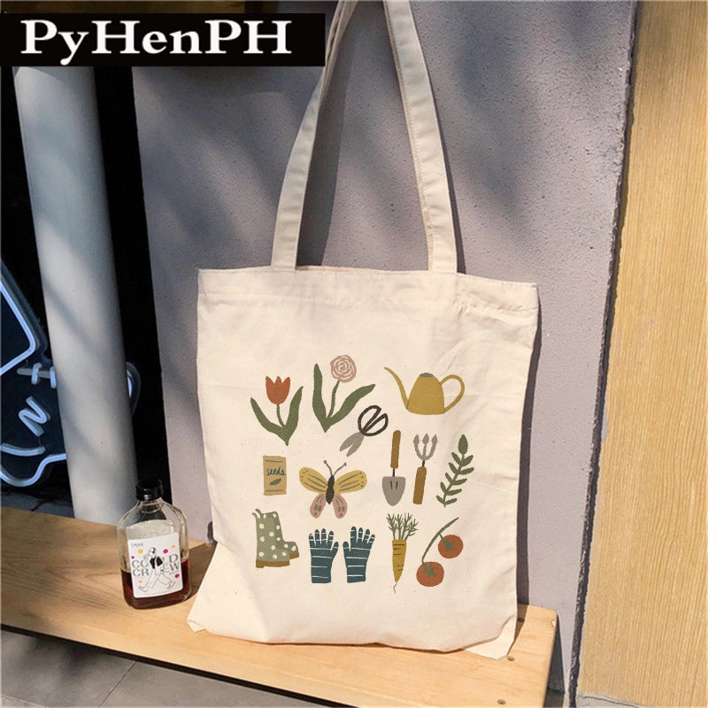 Women's Small Canvas Color Block Vintage Style Classic Style Square Open Shoulder Bag