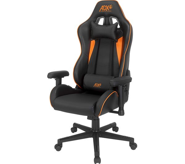 Silla para juegos ADX Firebase Advanced 21 - Negro y naranja