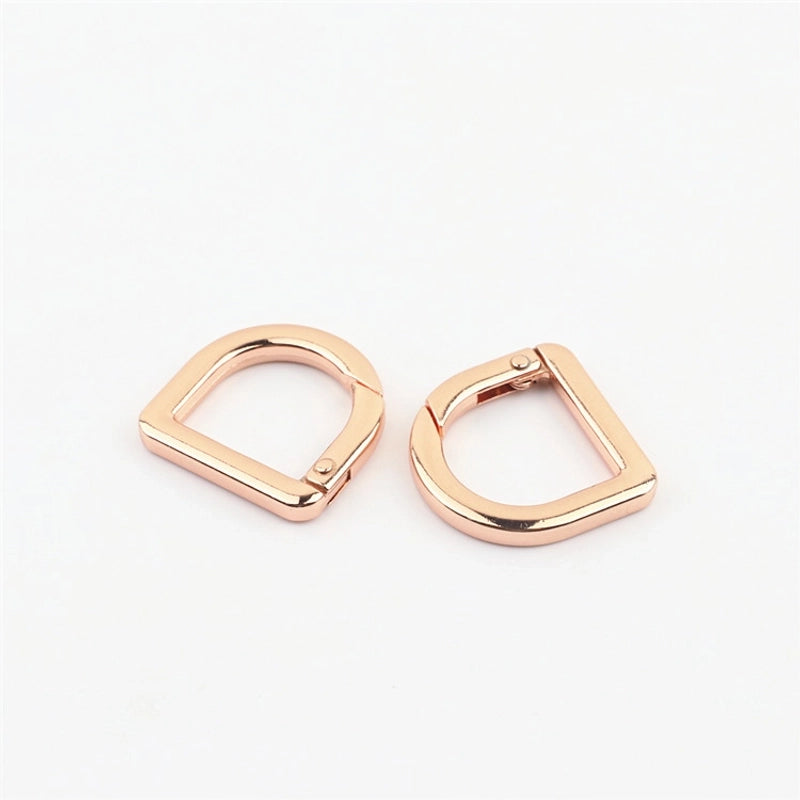 10 Pieces Zinc Alloy Solid Color Bag Hardware