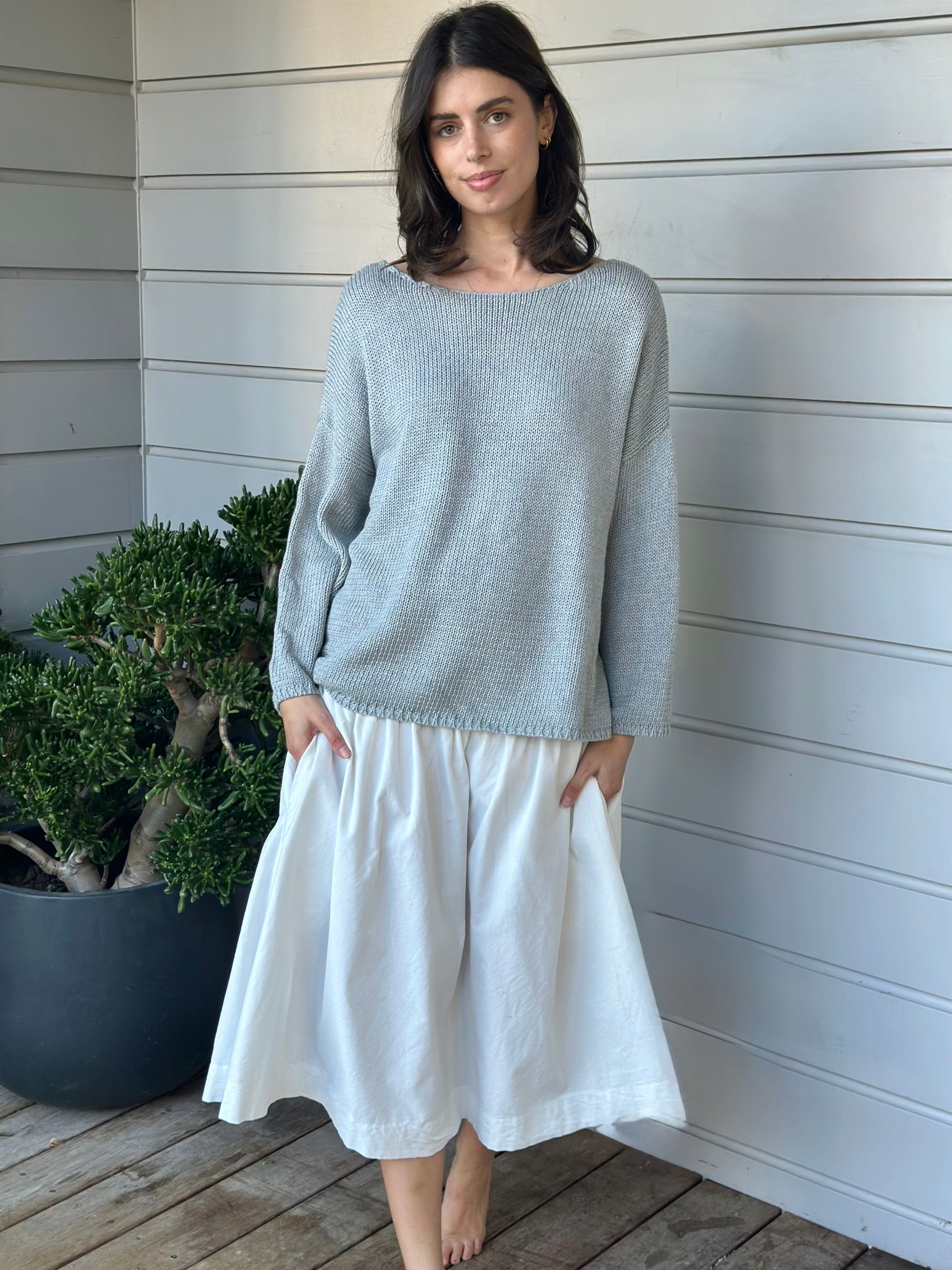 lola skirt - winter white cord