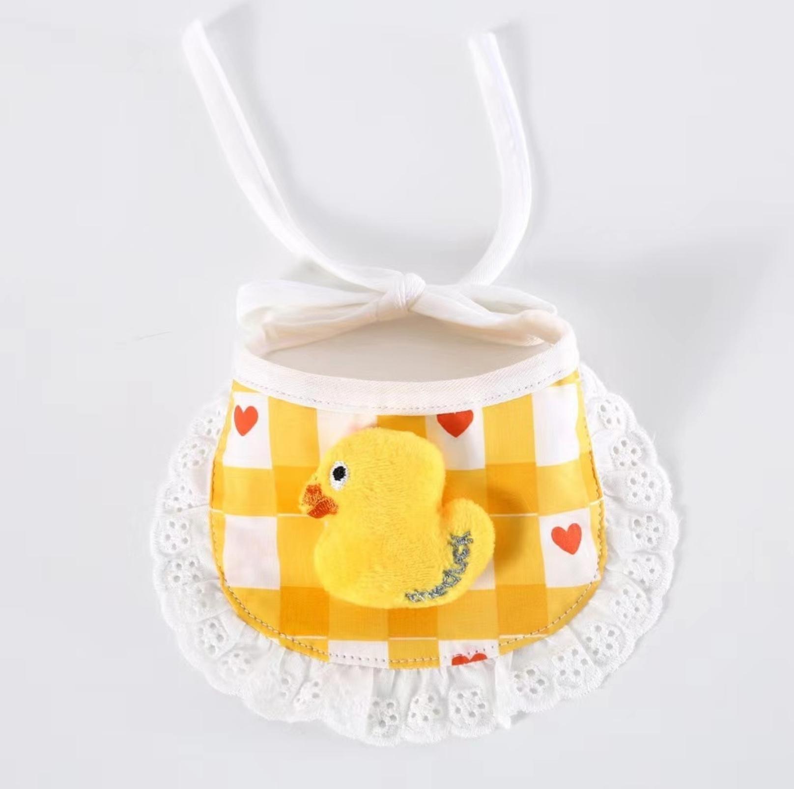 Cute Adjustable Cotton Pet Bibs In Multiple Designs