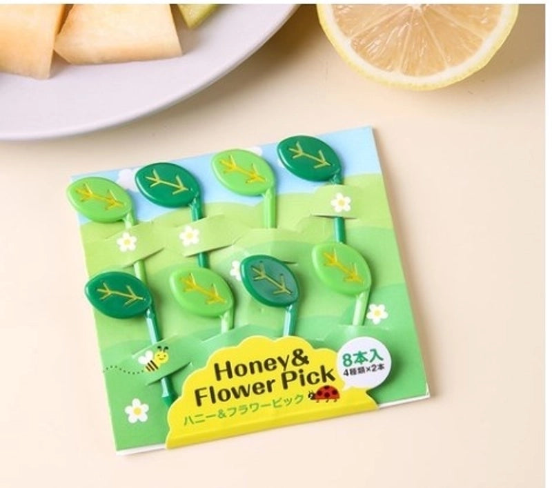 Casual Cartoon Plastic Fruit Fork 1 Set