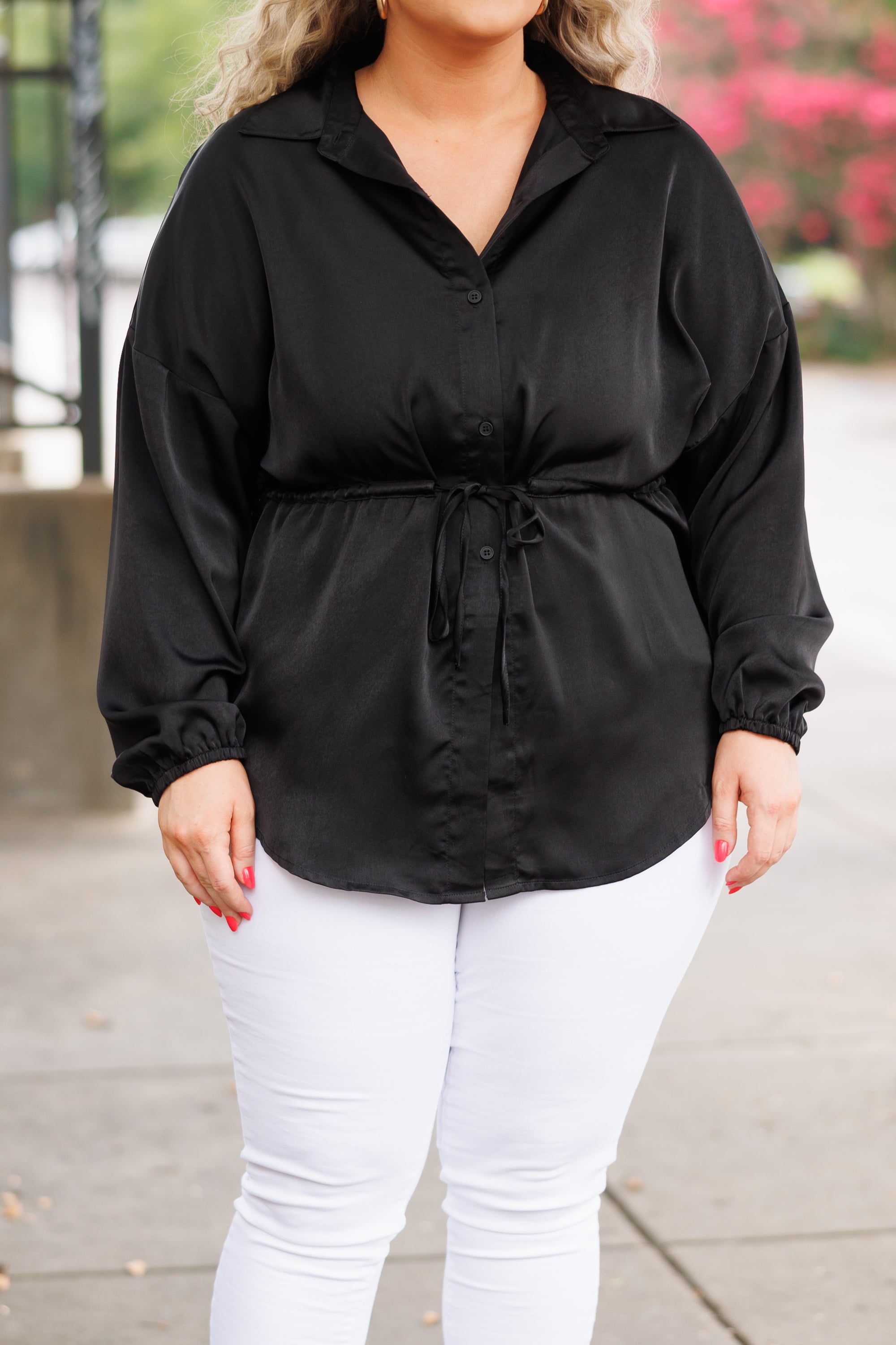 For The Weekend Blouse. Black