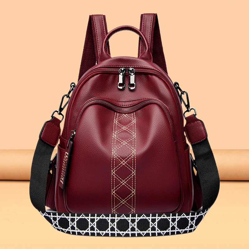 Fashionable Litchi Pattern  Women's Backpack