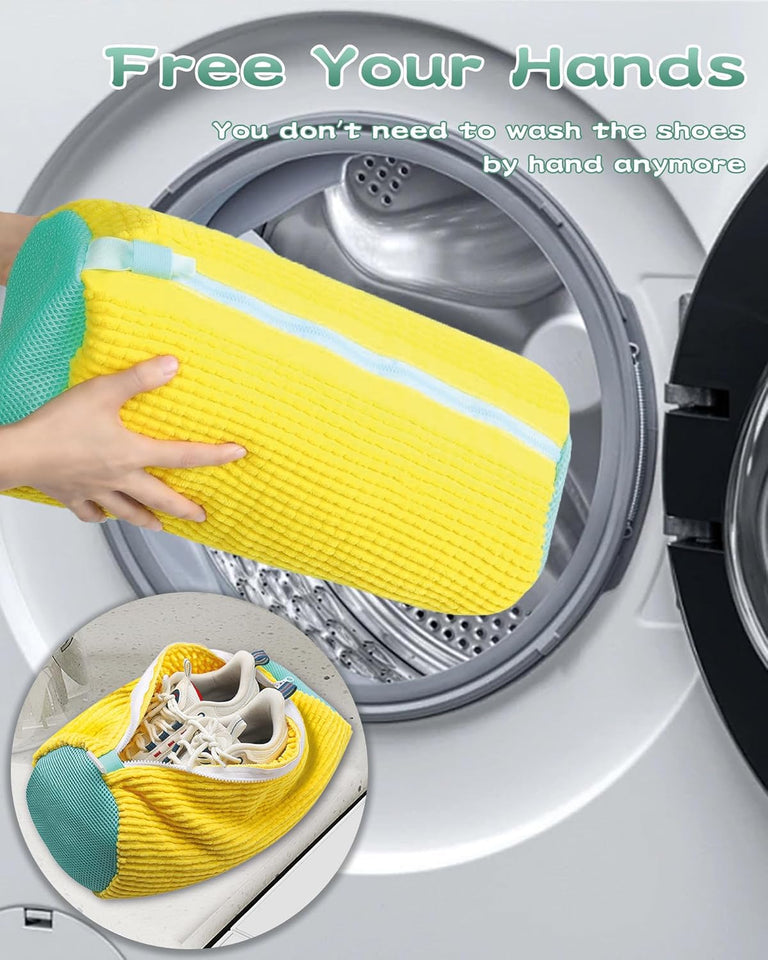 SHOE WASHING BAG FOR WASHING MACHINE