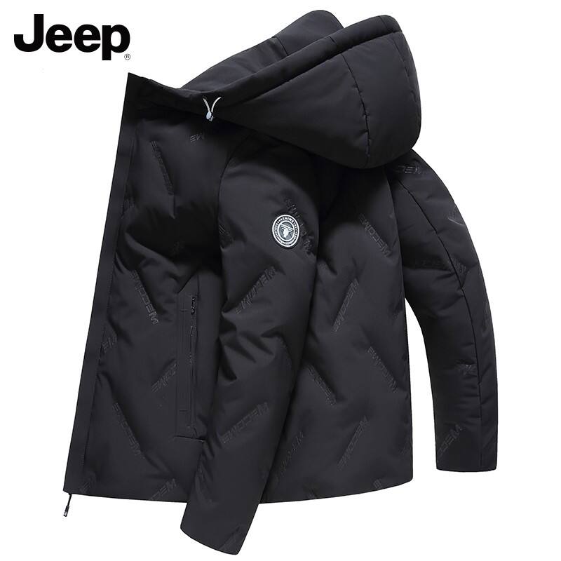 2023-Jeep-nueva chaqueta térmica de lana cálida para hombre