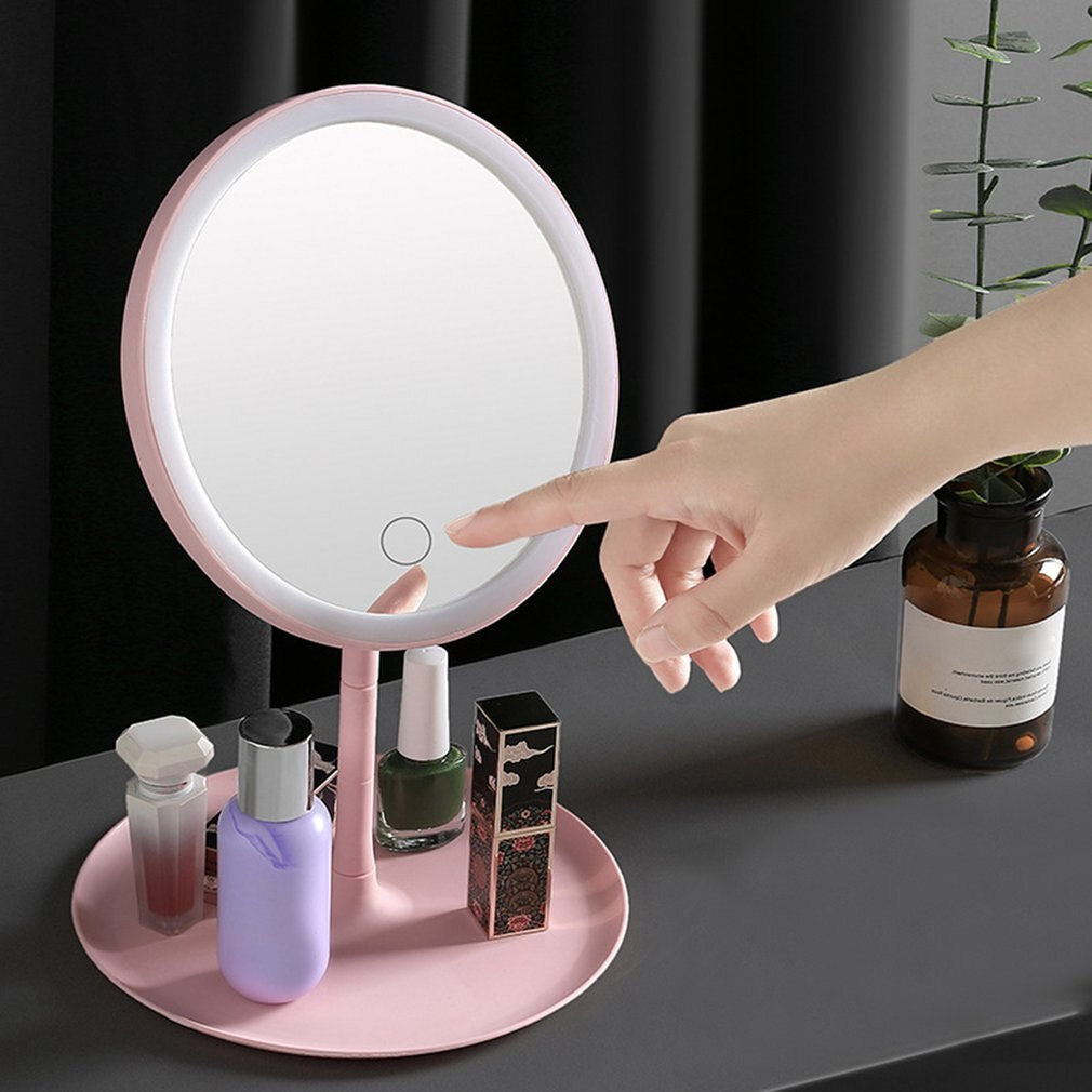 LED Mirror (Mirror . Lampshades and Storage Tray)