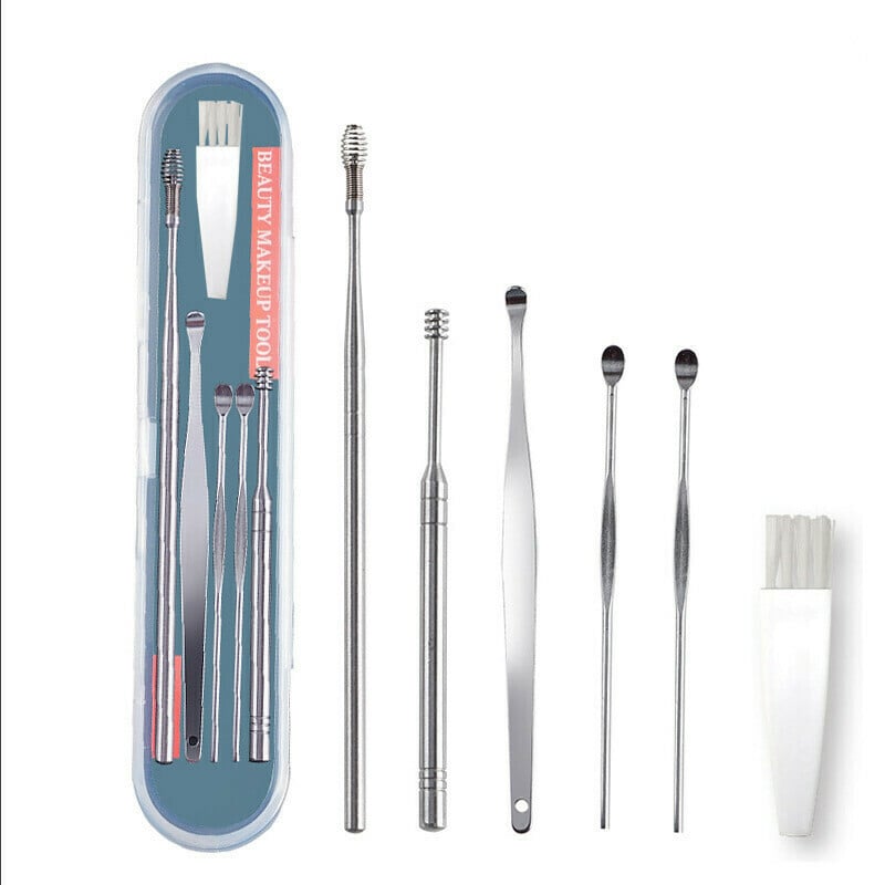 🔥Buy 2 Get 1 FREE🔥Innovative Spring Ear Wax Cleaner Tool Set