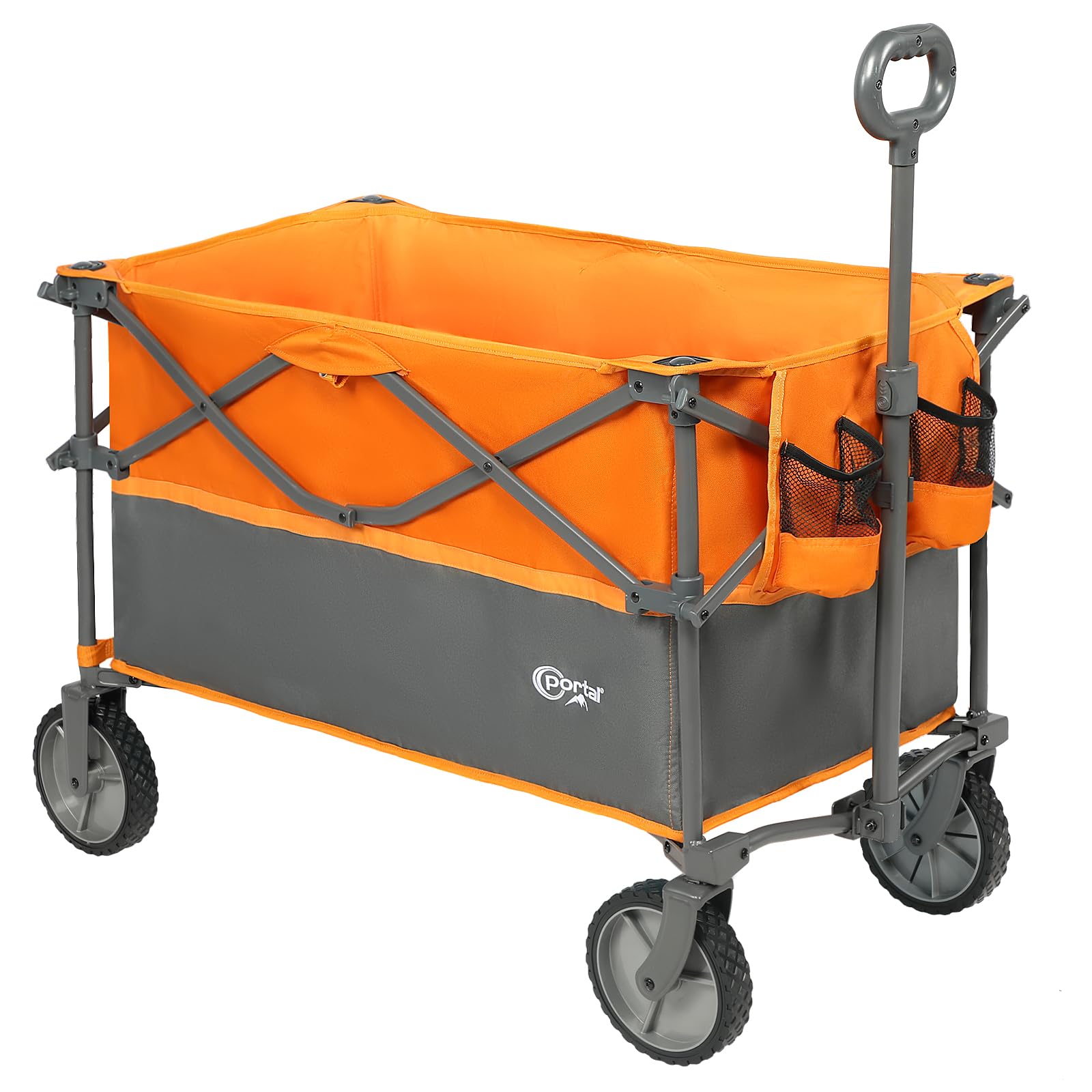 💥 Last Day Buy 2 Get 70% OFF💥PORTAL Folding Utility Wagon Collapsible Cart, 220lbs weight capacity