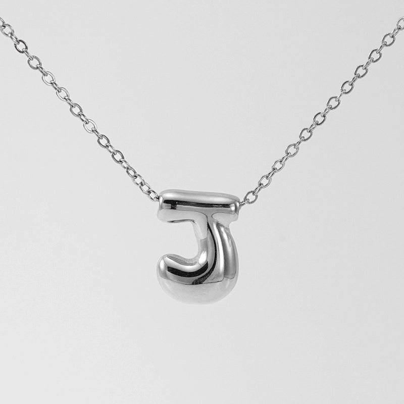 Basic Classic Style Letter 304 Stainless Steel 18K Gold Plated Plating Pendant Necklace