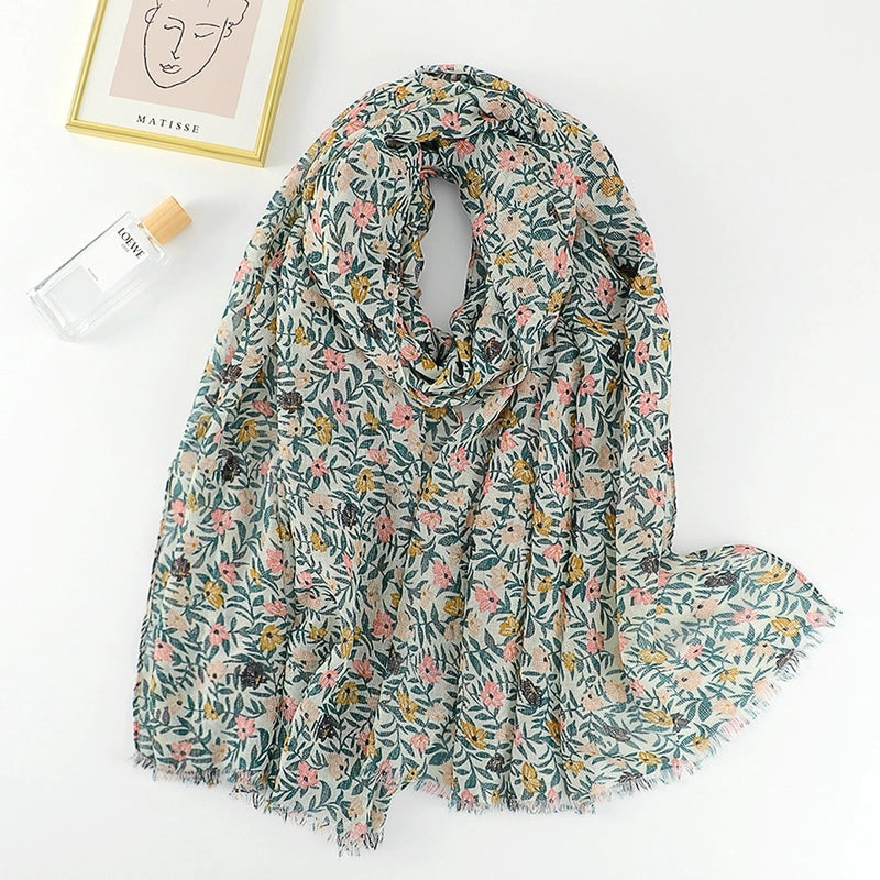 Unisex Vacation Sweet Geometric Polyester Scarf