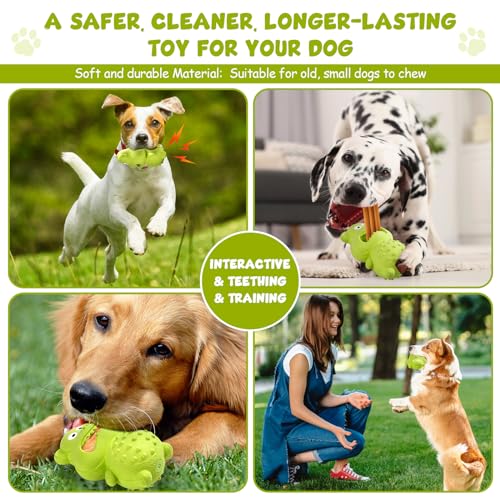 Dog Toys for Aggressive Chewers. Natural Rubber Squeaky Dog Toys. Indestructible Dog Toy. Dog Chew Toys for Aggressive Chewers. Interactive Tough Durable Dog Toys.Dog Toys to Keep Them Busy