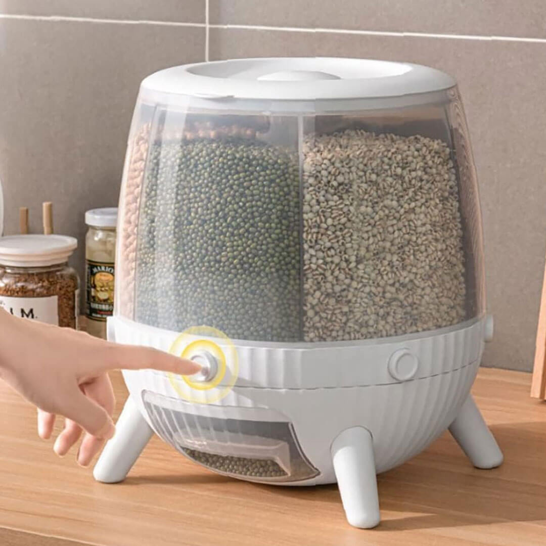 360?° Rotatable 6-in-1 Cereal Dispenser