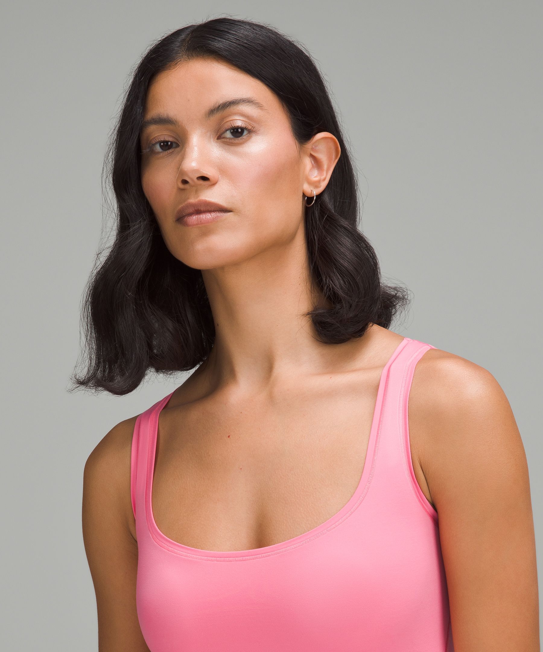 Wundermost Ultra-Soft Nulu Square-Neck Sleeveless Bodysuit