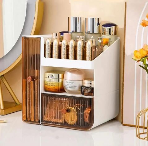 Transparent And Visible Cosmetic Organizer. Makeup Storage Organizer